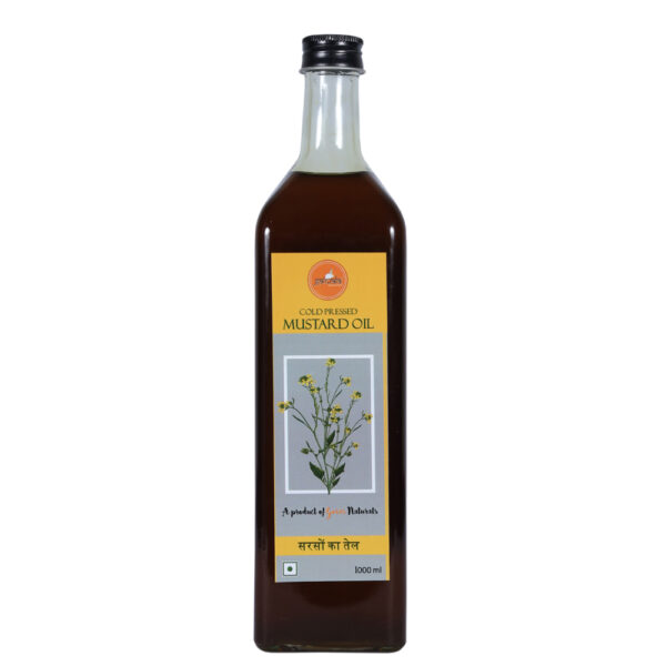Black Mustard Oil 1Ltr (Wood Pressed)